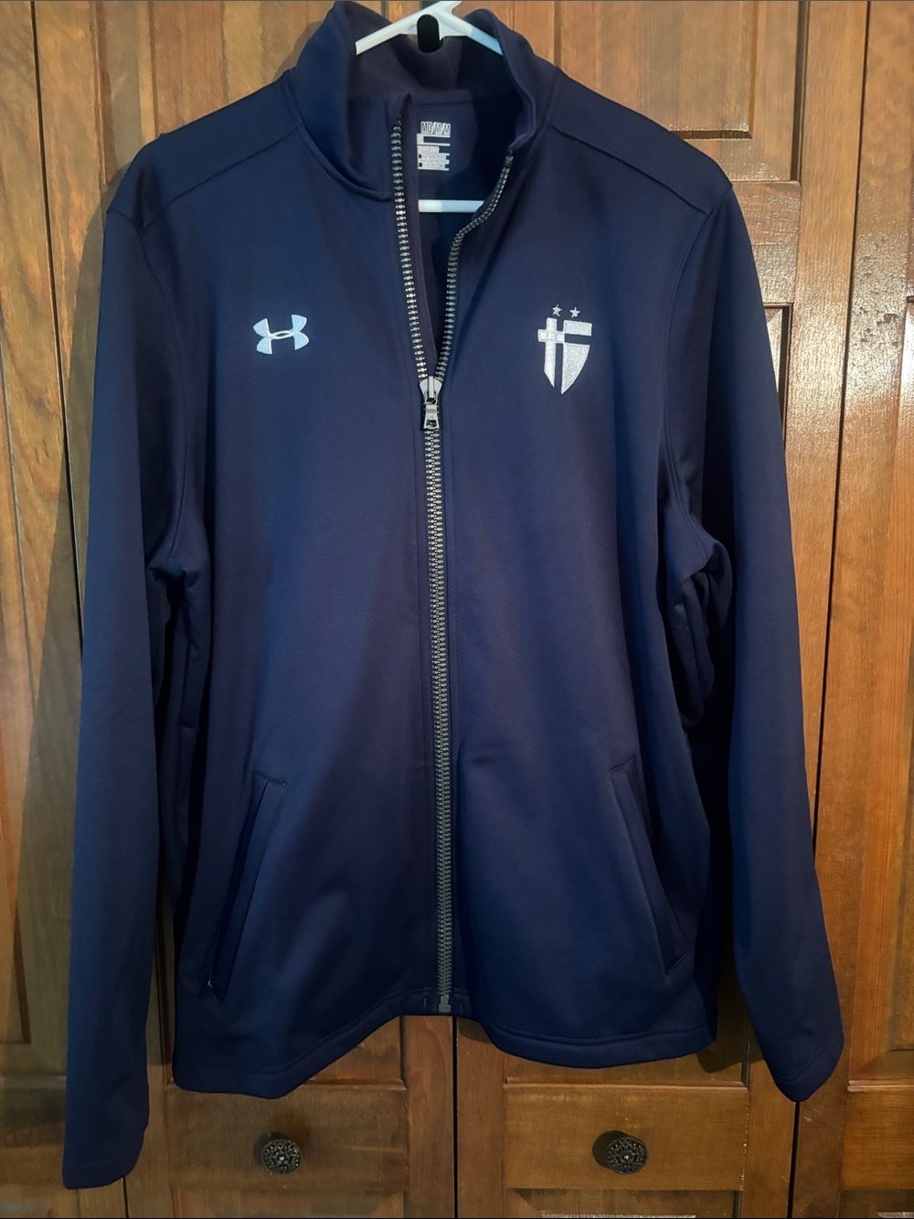Under Armour Navy Blue Full-Zip Performance Jacket
